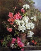 unknow artist, Floral, beautiful classical still life of flowers 05